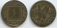 Österreich Marchtrenk 1 Heller Token Coinage M#7130 - Kriegsgefangenlager Marchtrenk K&K KGL Prisoner of War Camp -
