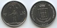 San Marino 50 Lire G1726 - Threat of Nuclear War -