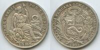 Peru Un Sol Silber M#5624 - Lima Liberty -