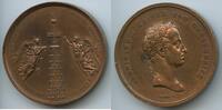 Österreich Kaiserreich Bronzemedaille GX012 - Neubau der Turmspitze des Wiener Stephansdom 1839-1843 RAR -