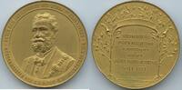 Österreich Kaiserreich Große Bronzemedaille vergoldet M#0229 - Bürgermeister Karl Lueger - 1. Internationale Moden Ausstellung -