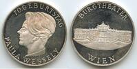 Österreich Wien Silbermedaille M#5978 - 70. Geburtstag Paula Wessely - Burgtheater Wien -