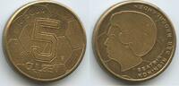 Niederlande 5 Gulden 2000 G0868 - European Football Championship Fussball EM Beatrix Netherlands EF