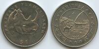 Eritrea 1 Dollar PA154 - Spitzmaulnashorn - Black rhinoceros - Preserve Planet Earth -