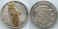 Vatikan Italien-Kirchenstaat Medaille versilbert, teilvergoldet M598 - XII Apostolis Sanctus Paulus - Sola Fide -