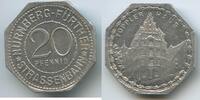 Deutsches Reich Kaiserreich 20 Pfennig Notgeld Strassenbahnmarke G11102 - Toppler Haus - Nürnberg-Fürth Strassenbahn -