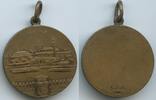 Deutschland Hessen Bronzemedaille Alt GX1209 - Mainz Stadt mit Seitenraddampfer -