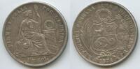 Peru Un Sol Silber M#5653 - Lima Liberty -
