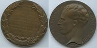 Belgien Königreich Belgium Große Bronzemedaille 1929 GN1655b - Roi Léopold III. - Johanni Gebien - Naturforscher Brüssel Museum Medaille Unzirkui...