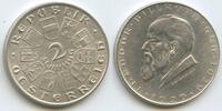 Österreich 1.Republik 2 Schilling (Doppelschilling) Silber M#6900 - Dr. Theodor Billroth Chirurgie Surgeon Austria -