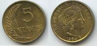 Peru Lima 5 Centavos G2572 - Liberty Republica Peruana -