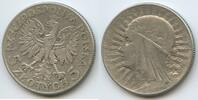 Polen Rzeczpospolita Polska 5 Zlotych (5 Zloty) Silber M#3233 - Polonia Queen Jadwiga Polskich Polska First Republic Poland -