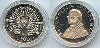 Italien Republik 500 Lire Silber G7646 - Italian Presidency of the European Common Market (EEC) - Italy Italia -