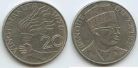 Zaire 20 Makuta (Vingt Makuta) G12986 - Mobutu Sese Seko - Democratic Republic of the Congo -