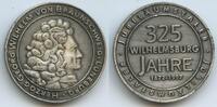 Braunschweig-Lüneburg Jubiläumstaler Medaille GX527 - 325 Jahre Wilhelmsburg - Herzog Georg Wilhelm von Braunschweig-Lüneburg -