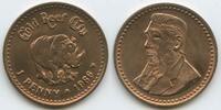 Südafrika Jeton "Gold Reef City" 1 Penny Casino Token G13006 - Nashorn - Stephanus Johannes Paul Kruger South Africa -