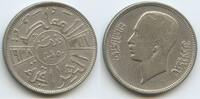 Irak 50 Fils Silber H0802 - König Ghazi I.1933-1939 Iraq -