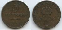 Österreich Italien Lombardei 5 Centesimi 1849 M Mailand G5627 - Franz Joseph I. 1848-1916 Lombardy-Venetia Italian States VF-