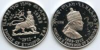 Äthiopien 5 Dollars Silber PA028 - Emperor Menelik II. - Haile Selassie I. Ethiopia -