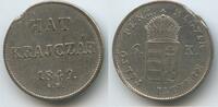 Ungarn Freiheitskampf Hat Krajczár (6 Kreuzer Silber) H1115 - Revolution RAR War of Independence Hungary -