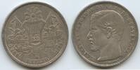 Guatemala Un Peso (1 Peso) Silber GS992 - Rafael Carrera -