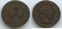 Frankreich Fürstentum Arches-Charleville 1 Denier Tournois M#8455 - Charles II Gonzaga-Nevers 1637-1665 Charleville-Mézières, France -