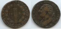 Frankreich 12 Deniers G8480 - Louis XVI. France Constitution -