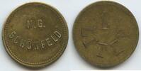 Deutschland Hessen Kassel Milchmarke 1 Liter Milch Wertmarke G16357 - M.G. Schönfeld Milchgenossenschaft -