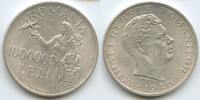 Rumänien 100000 Lei Silber 1946 GS1067 - King Mihai I. 1940-1947 Romania Fast unzirkuiert
