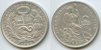 Peru Republic Un Sol Silber GS201 - Lima Liberty -