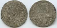 RDR Bistum Olmütz - Königreich Böhmen VI Kreuzer (6 Kreuzer) Silber M#3064 - Karl von Liechtenstein-Kastelkorn 1664-1695 -