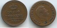 Mezzo Tornese (½ Tornese) 1853 Italien Neapel und Sizilien G2891 - Ferdinand II. Italian States Naples & Sicily Vorzüglich
