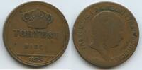 10 Tornesi 1825 Neapel & Sizilien G1714 - Francesco I. 1825-1830 Italy Naples and Sicily Schön - Sehr schön