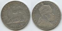 Äthiopien 1 Birr Silber M#3269 - Menelik II. 1889-1913 Ethiopia -