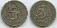 Mexiko 25 Centavos Silber G7999 - United States of Mexico -