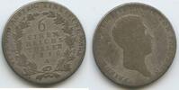 Brandenburg-Preußen 1/6 Taler Silber (⅙ Reichsthaler) M#8382 - Friedrich Wilhelm III. 1797-1840 -