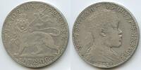 Äthiopien 1 Birr Silber GS979 - Menelik II. 1889-1913 Ethiopia -