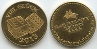 Deutschland Bundesrepublik Baden-Württemberg Glücksbringer Glücksmünze Neujahrsmünze 2018 L2434 - Glückswürfel - Flair Park Hotel Ilshofen Fast u...