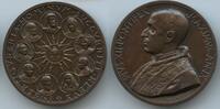 Vatikan Italien-Kirchenstaat Rom Roma Große Bronzemedaille - Papst Pius XII. 1939-1958 M#8740 - Auf die Heiligsprechung von 9 Personen 1946 und 1947 -