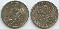 Tschechoslowakei 1 Koruna 1922 G15843 - Czechoslovakia Czechoslovak Republic aEF
