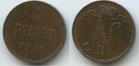 Finnland 1 Penni G9715 - Zar Nikolaus II. 1894-1917 von Russland Finland -