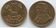 Südafrika Johannesburg 1/4 Penny Souvenir Token G9532 - Gold Reef City Springbock South Africa -