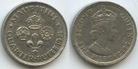 Mauritius ¼ Rupee G11757 - Queen Elisabeth II. -