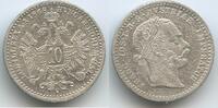 Österreich Wien 10 Kreuzer Silber G14742 - Franz Joseph I. 1848-1916 - Austria Vienna -