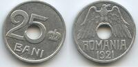 Rumänien 25 Bani 1921 G9754 - Ferdinand I. 1914-1927 Romania EF