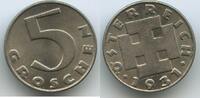 Österreich 5 Groschen G12032 - Krückenkreuz 1.Republik 1918-1938 Austria -