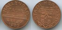 Deutschland Nordrhein-Westfalen Hallenbadtaler Wertmarke Medaille G10805 - Wertmarke Stadt Herford Medaille -