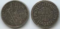 Deutschland Nordrhein-Westfalen Silbermedaille M#6542 - Eröffnung Freilichtmuseum Hagen - Heiliger Eligius Patron der Schmiede -