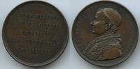 Vatikan Italien-Kirchenstaat Rom Große Bronzemedaille Papst Gregor XVI. 1831-1846 1834 IV M#8696 - Geprägt zur Erinnerung an die Währungsreform a...