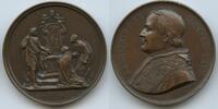 Vatikan Italien-Kirchenstaat Rom Große Bronzemedaille Papst Pius IX. 1846-1878 1871 M#8770 - Zur Erinnerung an das 25-jährige Pontifikatjubiläum ...